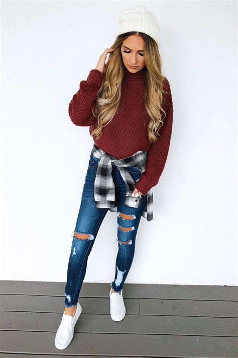 cute outfits for fall and winter|casual teenager cute winter outfits.